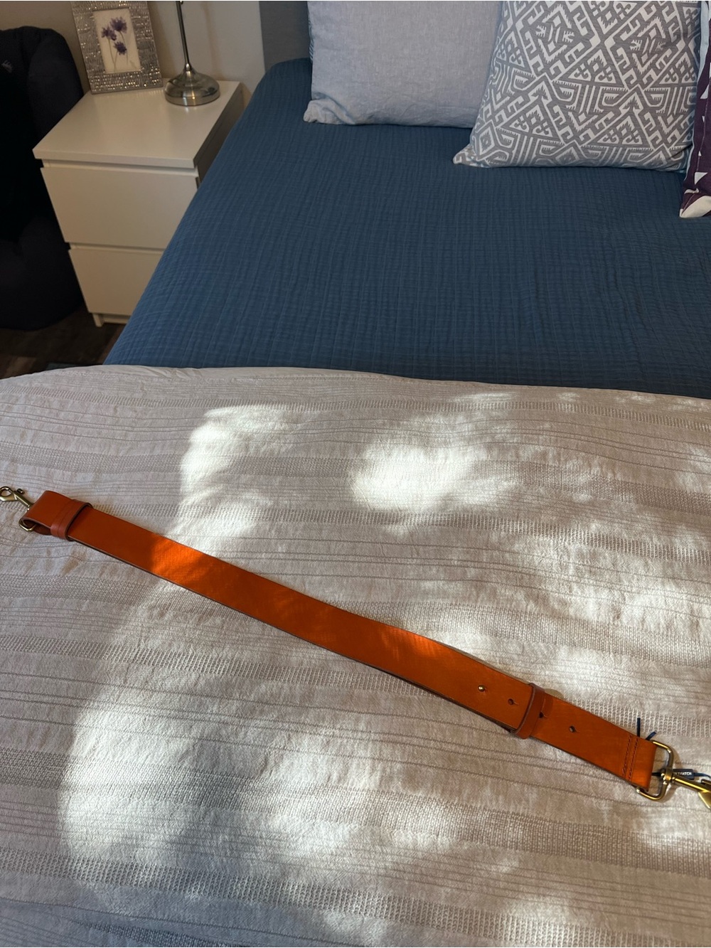 Parker Thatch: Adjustable Wide Leather Strap - Cognac NWT! - Picture 2 of 13